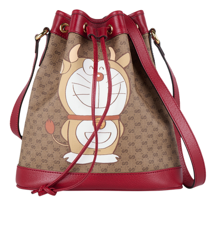 X Doraemon Bucket Bag, front view